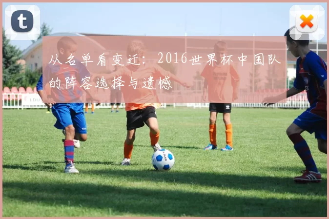 从名单看变迁：2016世界杯中国队的阵容选择与遗憾