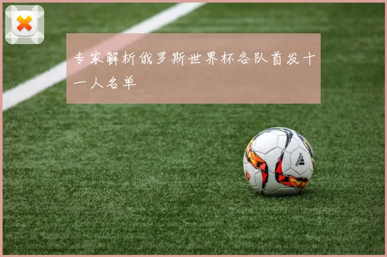 专家解析俄罗斯世界杯各队首发十一人名单