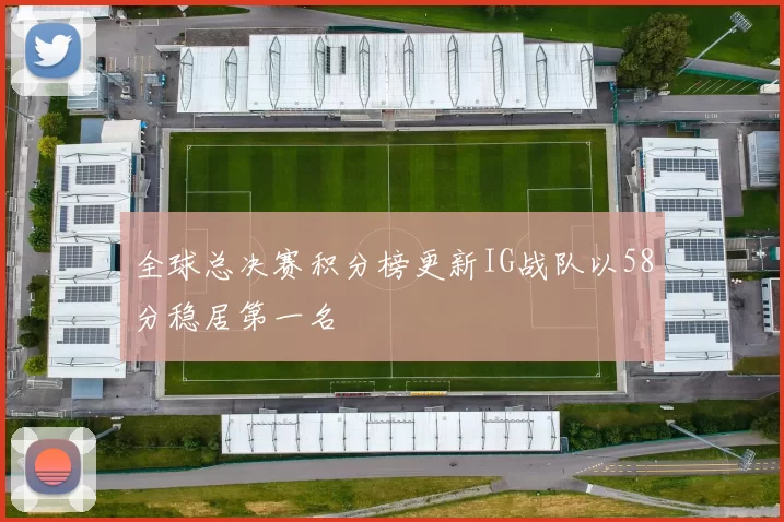全球总决赛积分榜更新IG战队以58分稳居第一名