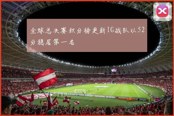 全球总决赛积分榜更新IG战队以52分稳居第一名