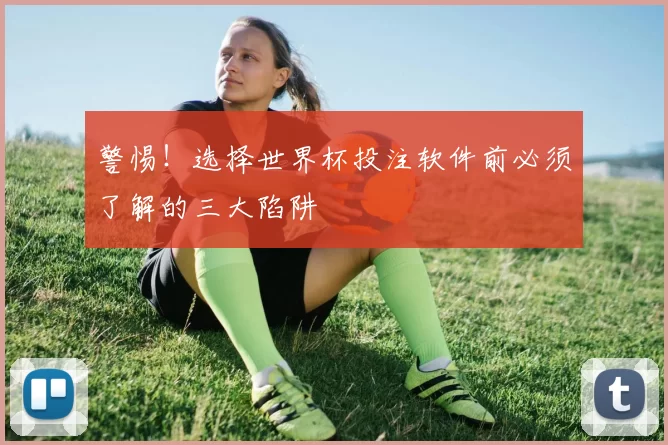 警惕!选择世界杯投注软件前必须了解的三大陷阱