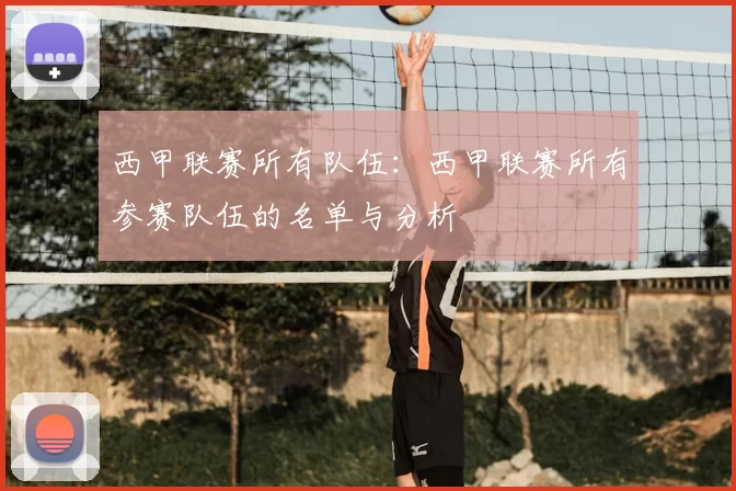 西甲联赛所有队伍:西甲联赛所有参赛队伍的名单与分析